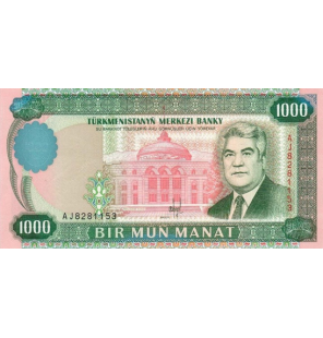 Turkmenistan 1000 Manat...