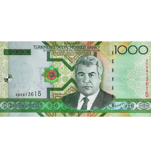 Turkmenistan 1000 Manat...