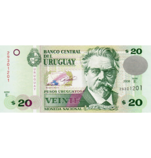 Uruguay 20 Pesos uruguayos...