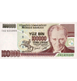 Turquia 100000 Lira 1970...