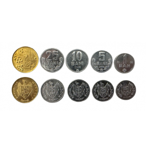 Moldavia set de 5 monedas...