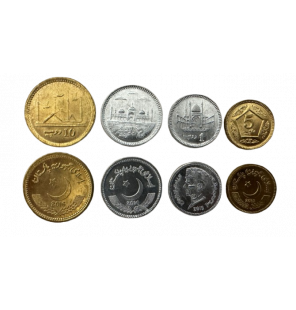 Pakistán set de 4 monedas...