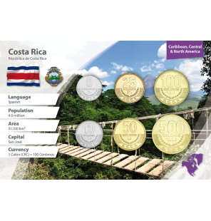 Costa Rica 5, 10, 25, 50,...