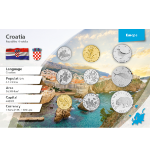 Croacia 1, 2, 5, 10, 20, 50...
