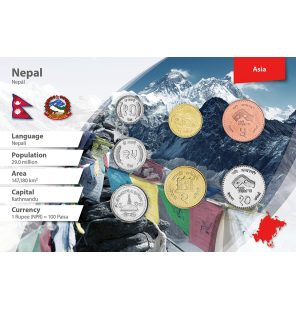 Nepal 10, 25, 50 Paisa, 1,...