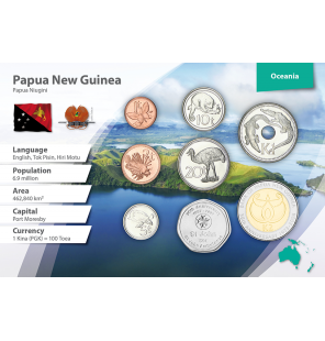 Papúa Nueva Guinea 1, 2, 5,...