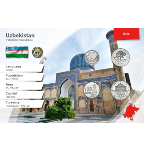 Uzbekistán 50, 100, 200,...