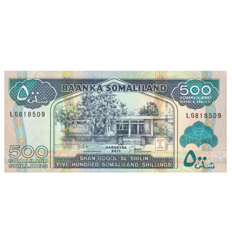 Somalilandia 500 Shillings 2011 Pick 6h