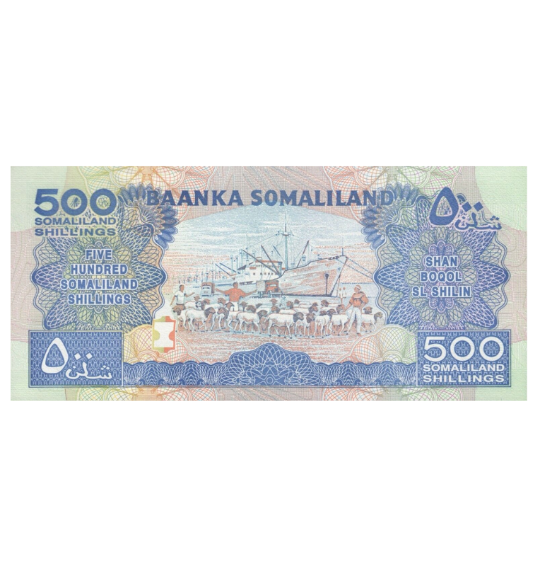 Somalilandia 500 Shillings 2011 Pick 6h