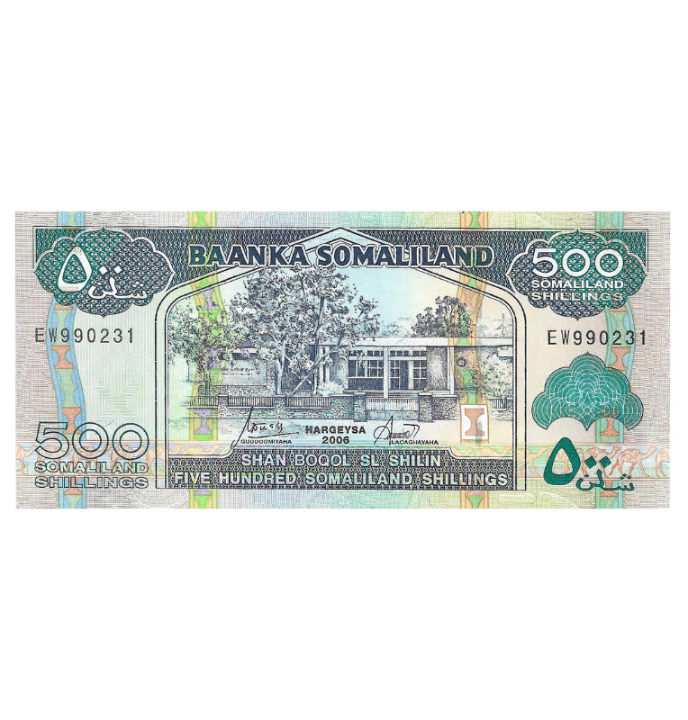 Somalilandia 500 Shillings 2006