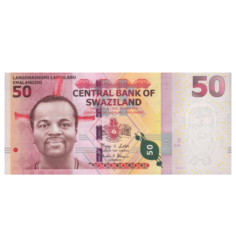 Suazilandia 50 Emalangeni 2010 Pick 38a