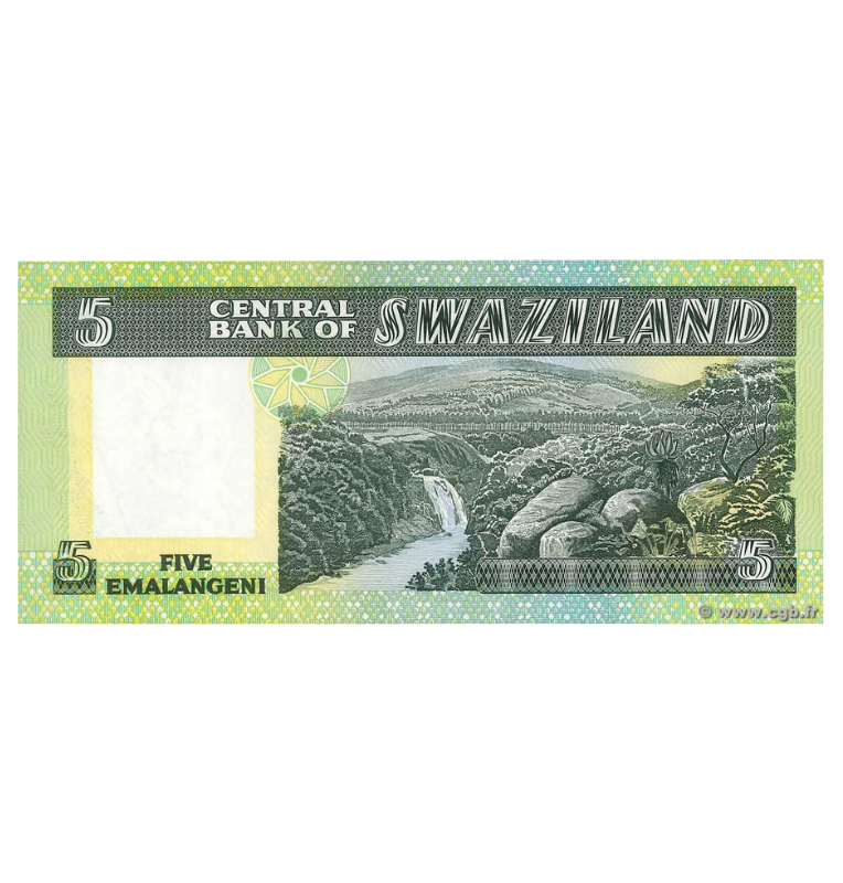 Suazilandia 5 Emalengeni 1984 ND Pick 9b