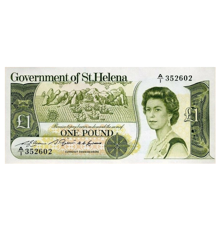 Santa Elena 1 Libra 1981 ND Pick 9a