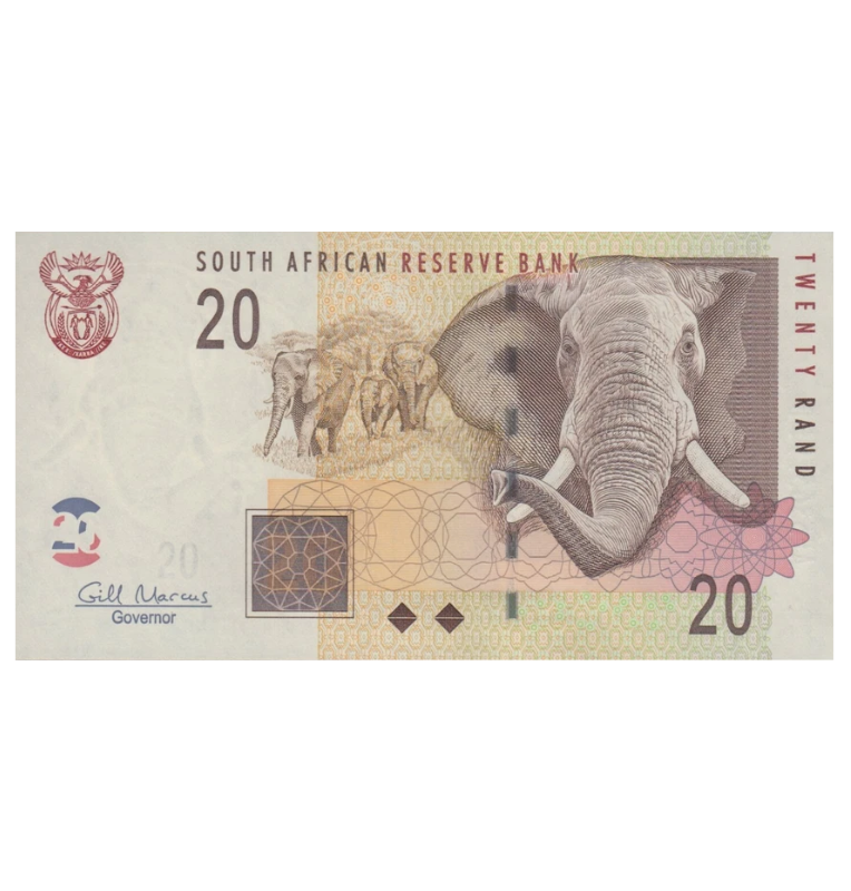 Sudáfrica 20 Rand 2005 ND Pick 129b