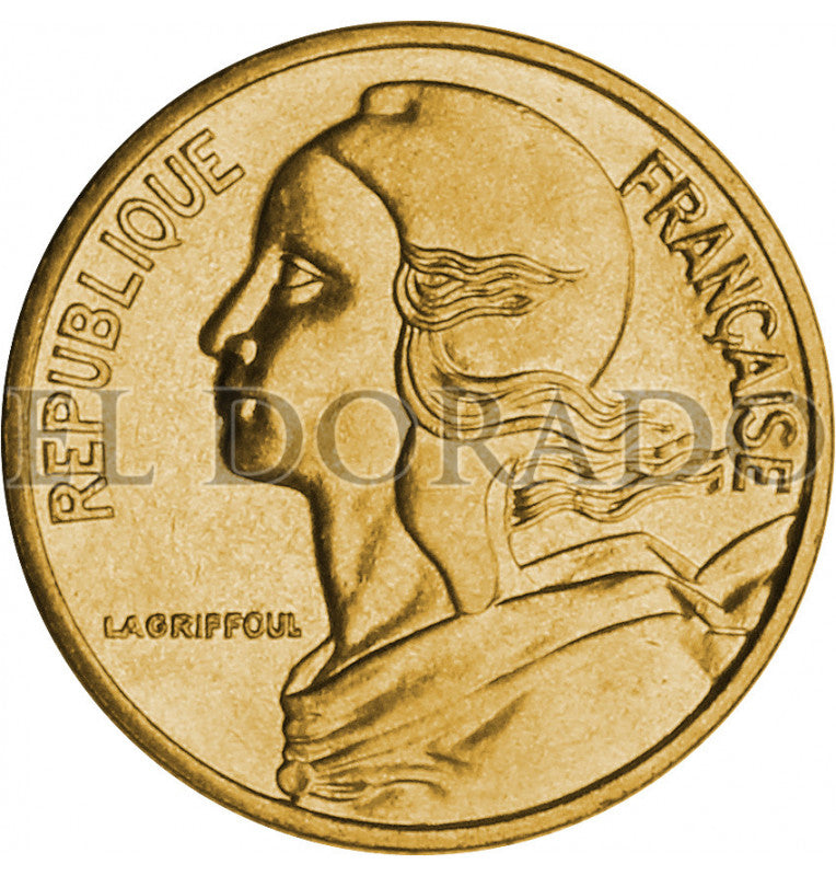 Francia 10 Céntimos 1962-2001 KM 929