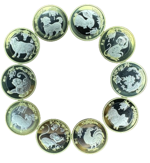 10 Monedas del zodiaco Chino
