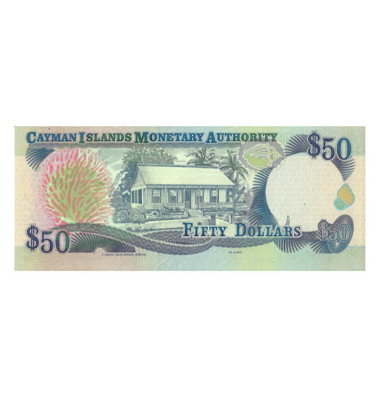 Islas Caimán 50 Dolars 2001 Pick 29a