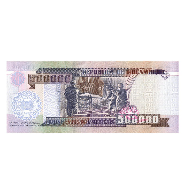 Mozambique 500.000 Meticais 2003 Pick 142
