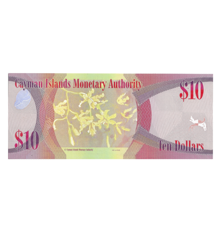 Islas Caimán 10 Dólares 2010 Pick 40a