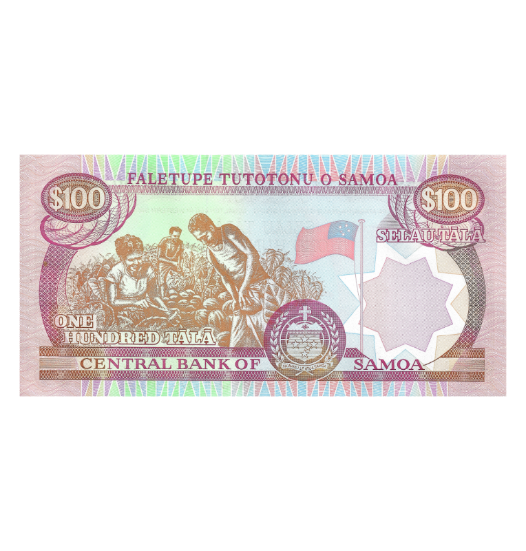 Samoa 100 Tala 1990 ND Pick 30a