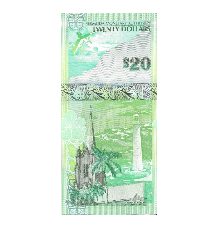 Bermuda 20 Dollars 2009 Pick 60b