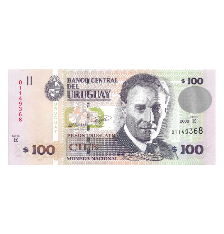 Uruguay 100 Pesos Paraguayos 2008 Pick 88a