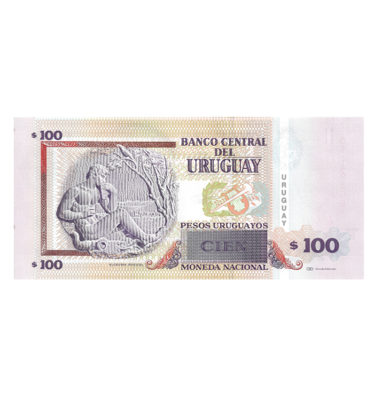 Uruguay 100 Pesos Paraguayos 2008 Pick 88a