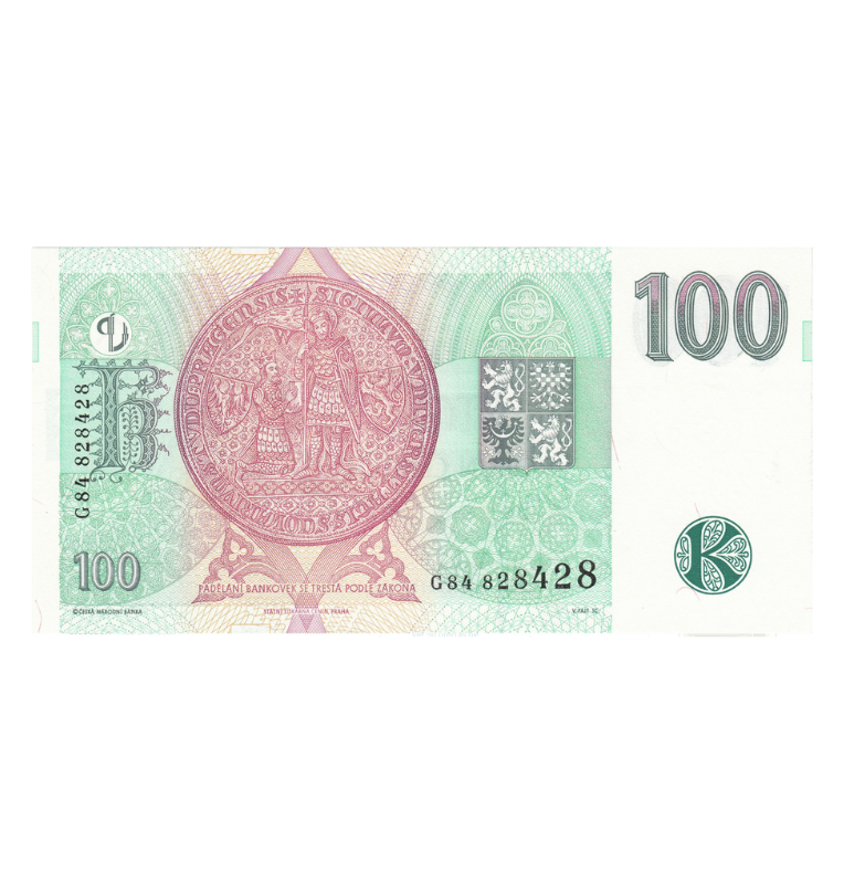 Republica Checa 100 Korun 1997 Pick 18d