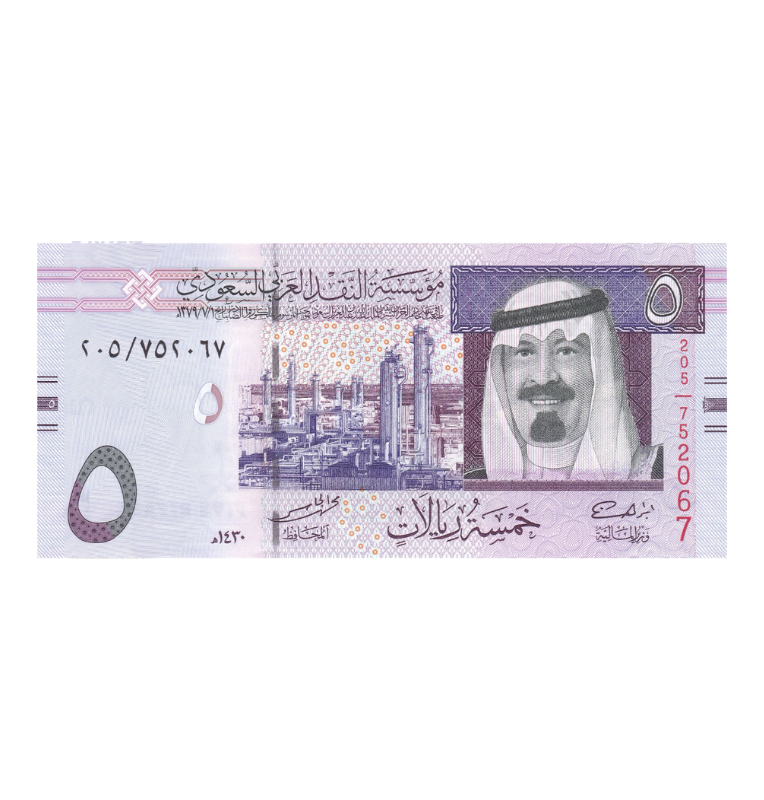 Arabia Saudita 5 Reales 2009 pick 32b