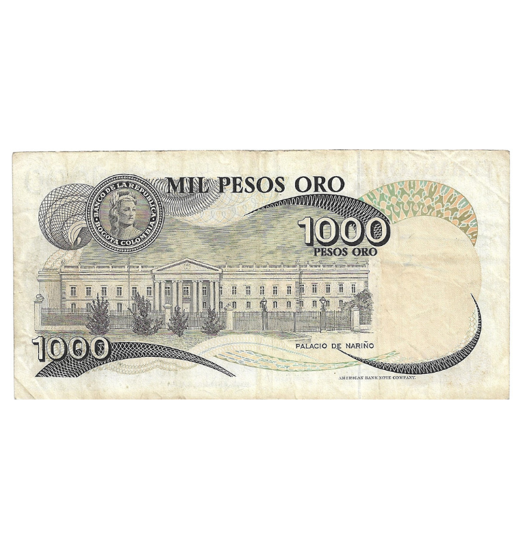 Colombia 1.000 Pesos 1979 NO UNC