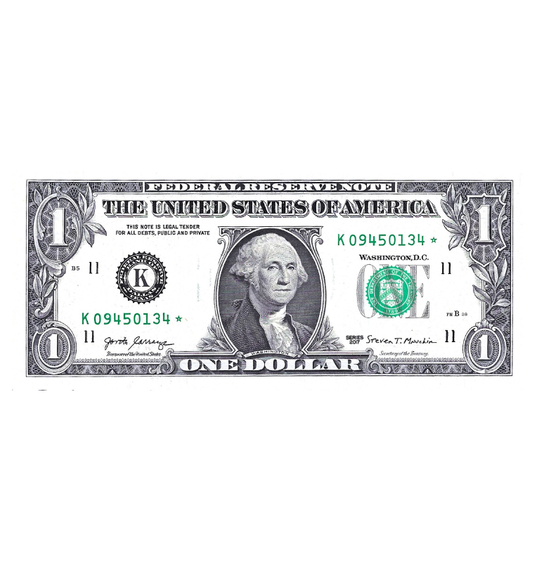 Estados Unidos de America 1 Dólar 2017. Reposición