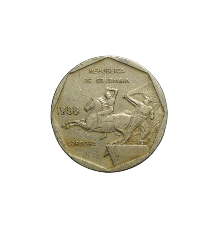 Colombia 10 Pesos 1981-1988 NO UNC