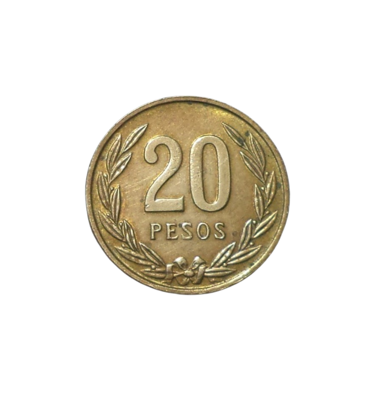 Colombia 20 Pesos 1982-1989 NO UNC