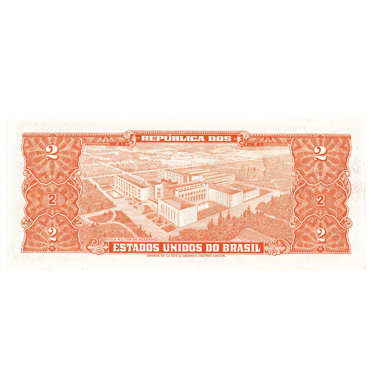 Brasil 2 Cruzeiros 1956-1958 Pick 157Ac