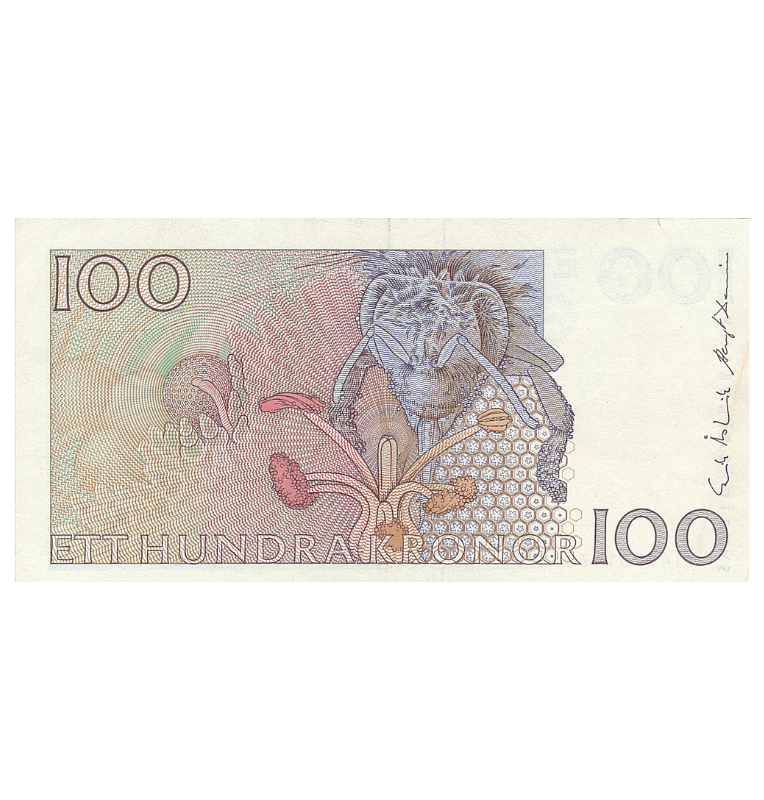 Suecia 100 Kronor 1986 ND Pick 57a (NO UNC)