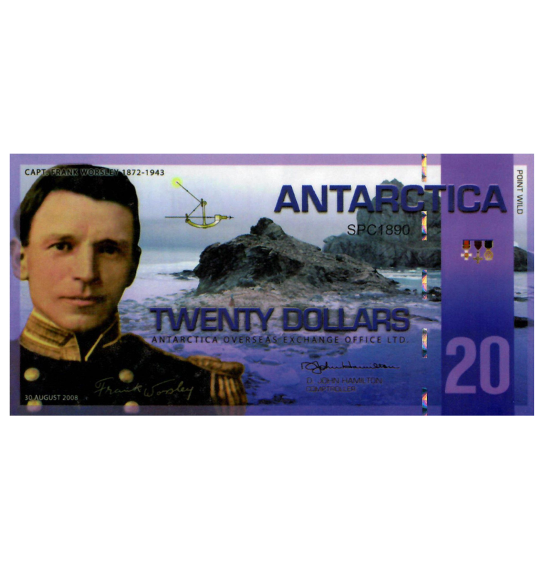 Artantica 20 Dólares 2008 (Billete de fantasia)