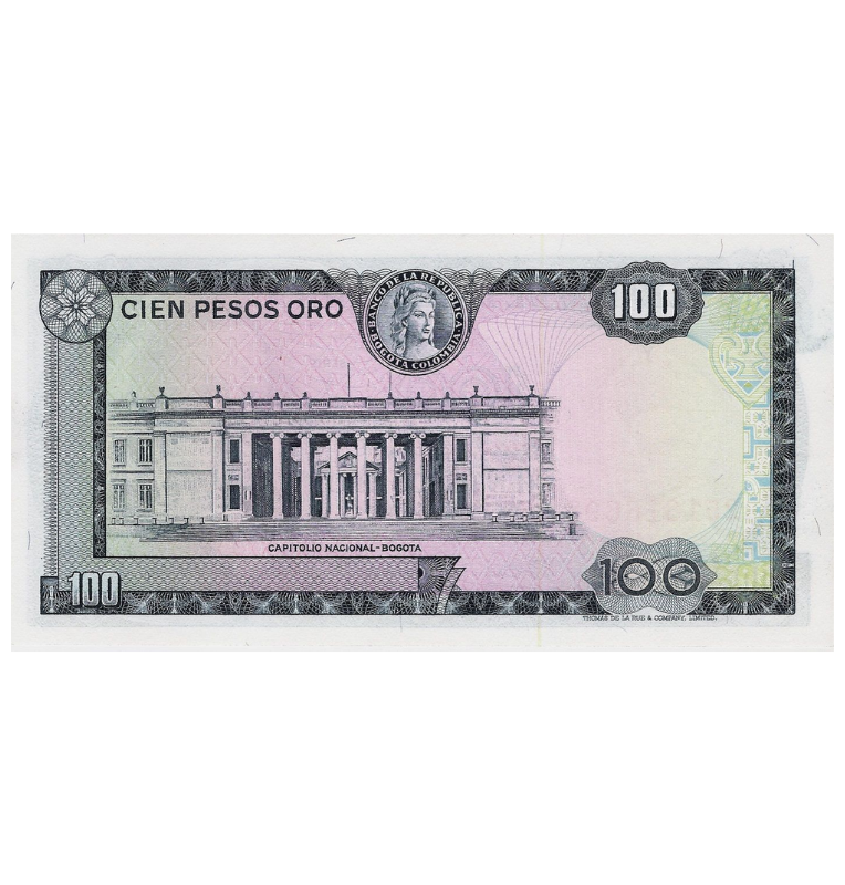 Colombia 100 Pesos 1973 Tiene manchas