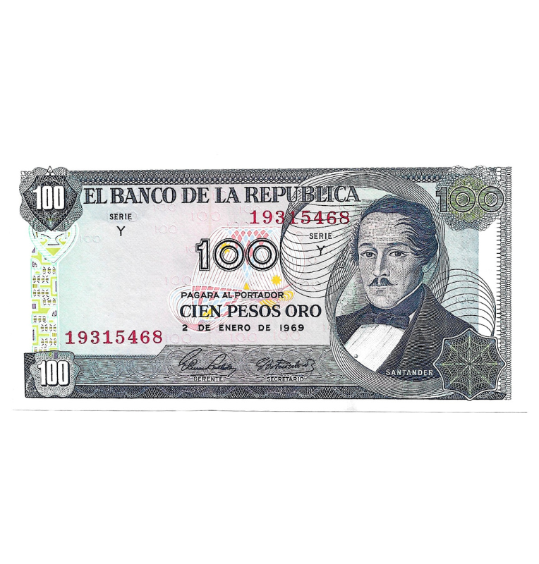 Colombia 100 Pesos 1979