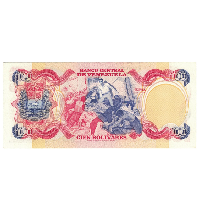 Venezuela 100 Bolívares 1980 NO UNC