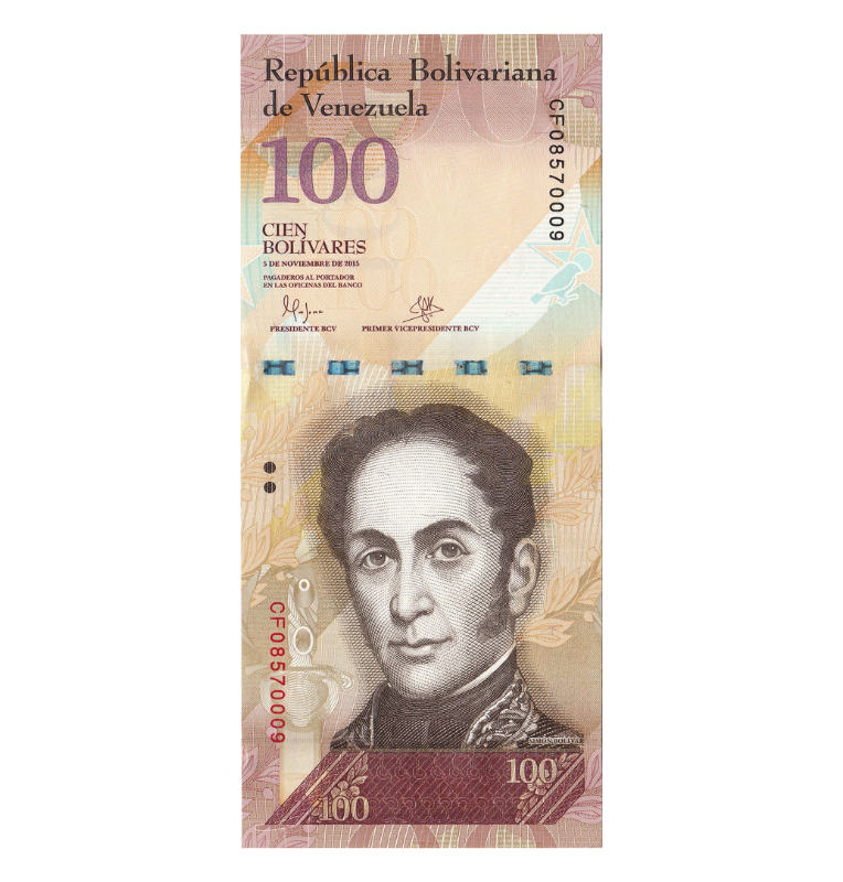 Venezuela 100 Bolívares 2013 Pick 93