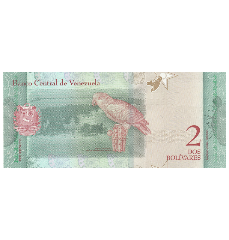 Venezuela 2 Bolívares 2018 Pick 101