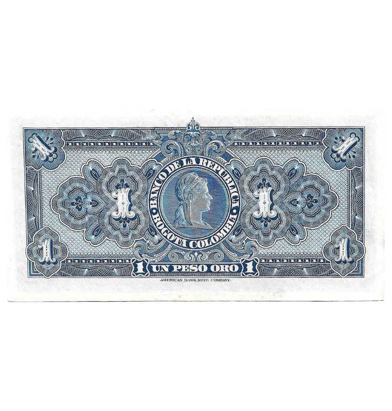 Colombia 1 Peso Oro 1945 NO UNC