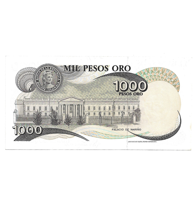 Colombia 1.000 Pesos Oro 1979 NO UNC