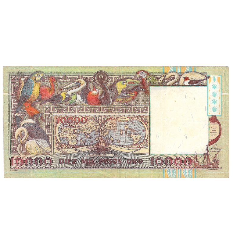Colombia 10.000 Pesos Oro 1992 Embera. NO UNC