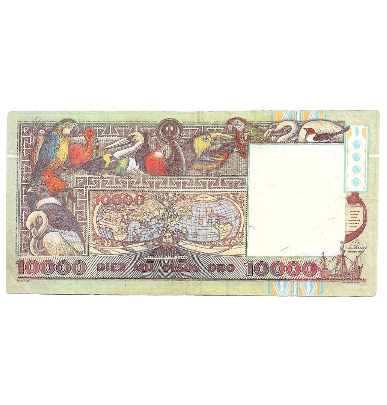 Colombia 10.000 Pesos Oro 1992 Embera. NO UNC.