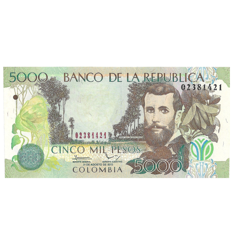Colombia 5.000 Pesos 2013