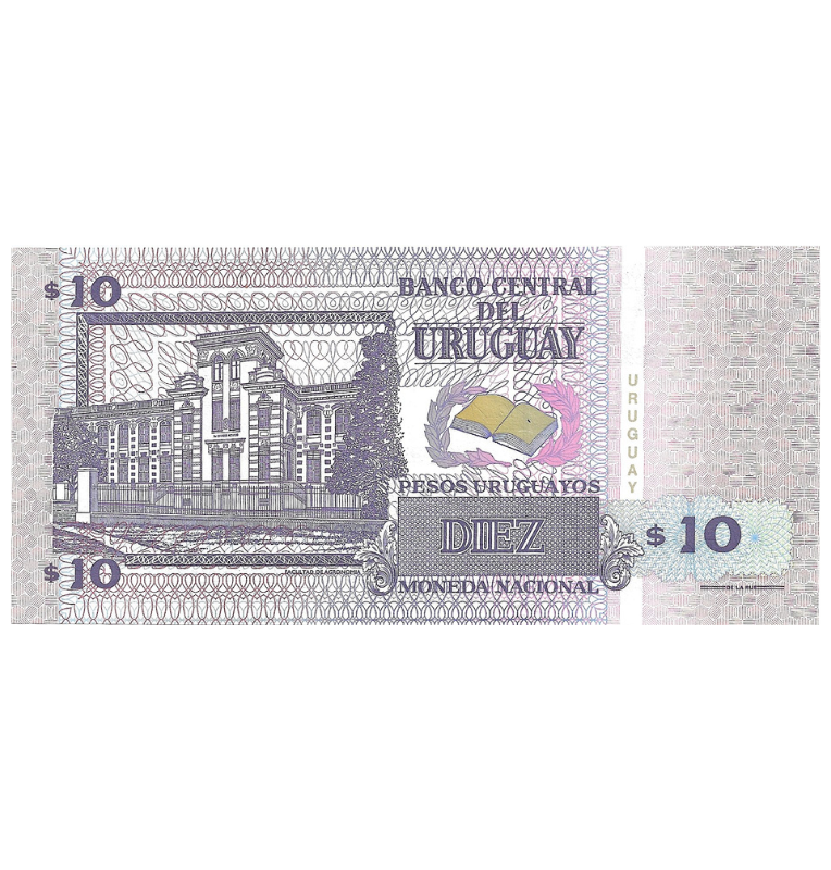Uruguay 10 Pesos Uruguayos 1998 Pick 81a