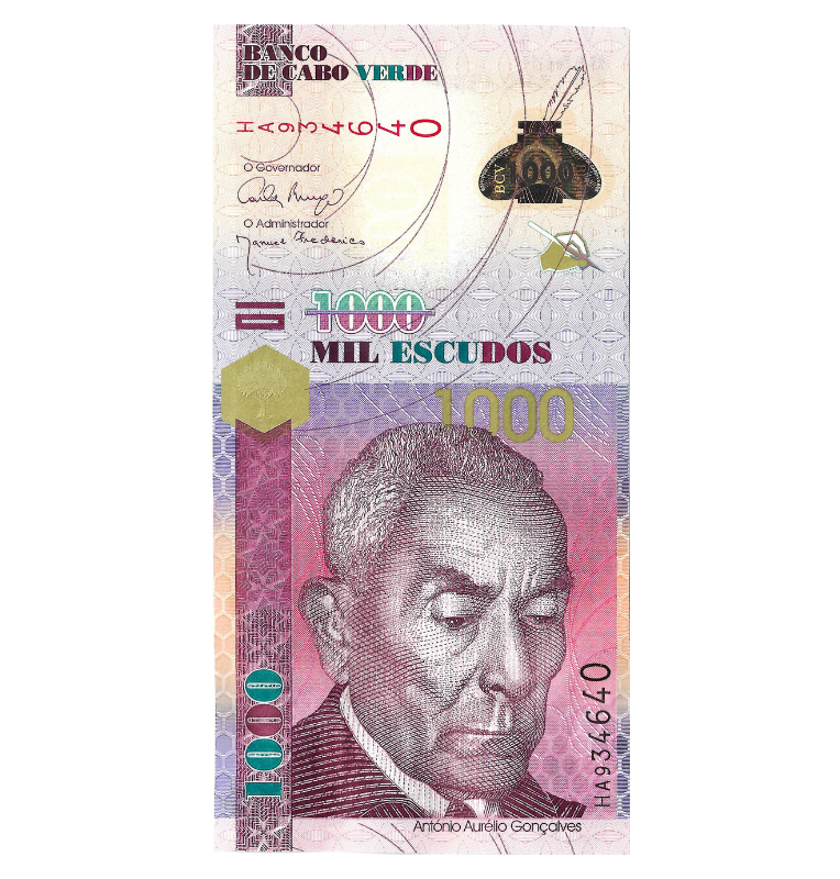 Cabo Verde 1.000 Escudos 2007 Pick 70