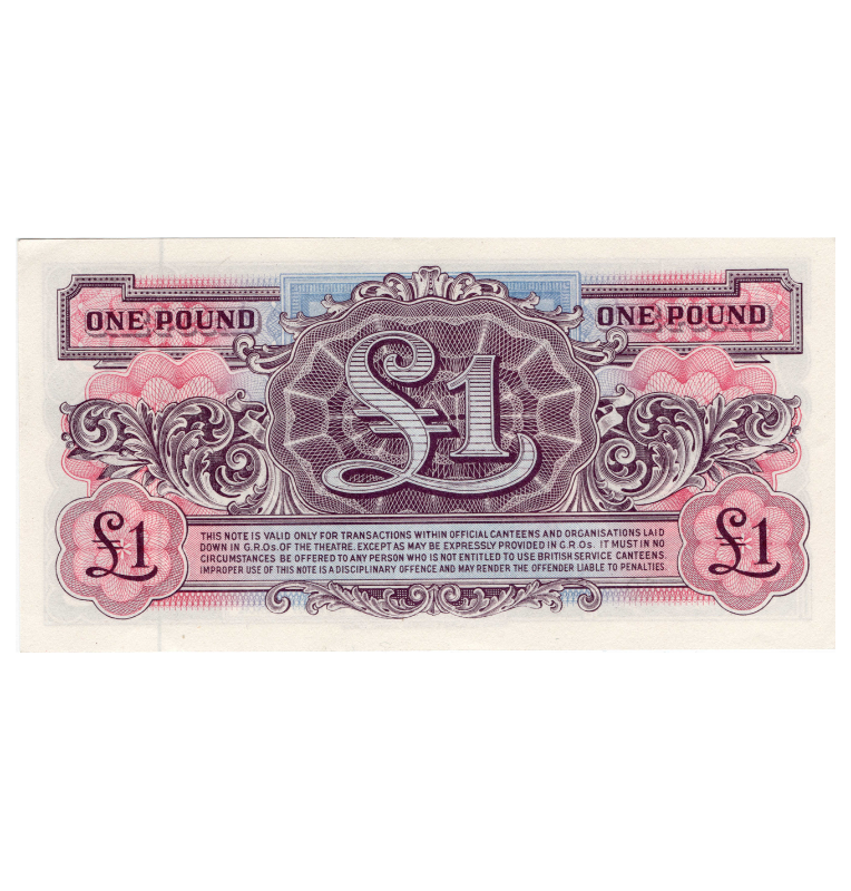 Reino Unido 1 Libra 1948  Pick M22 Vales de confinamiento › Vales militares