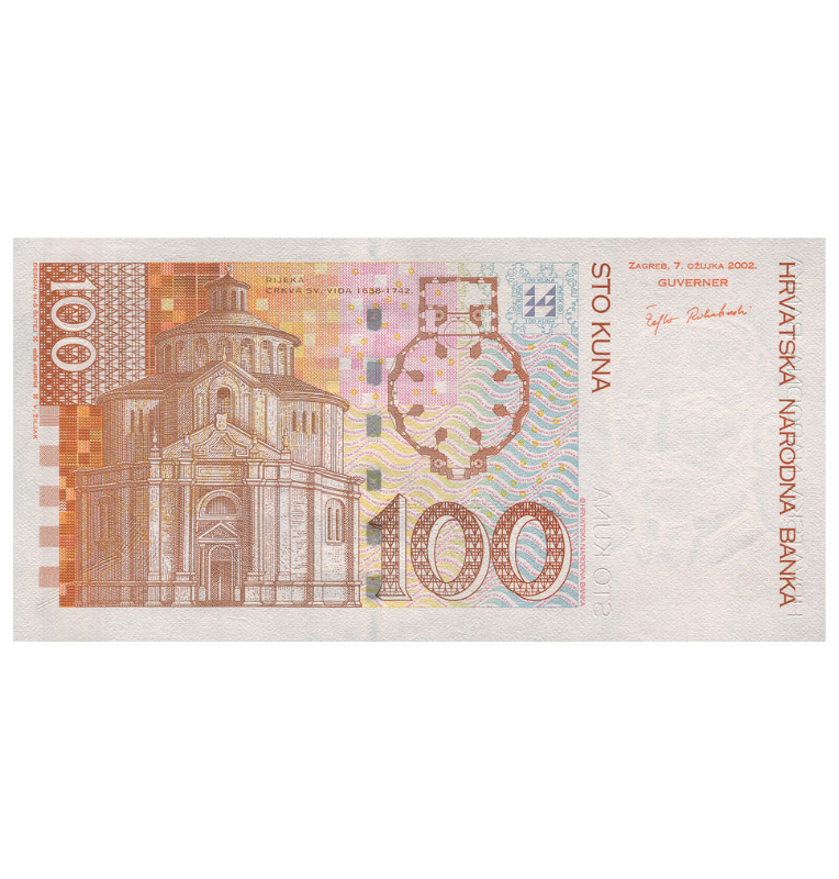 Croacia 100 Kuna 2002 Pick 41a NO UNC